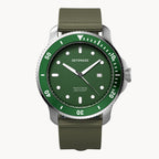 San Remo Diver – Silver Green
