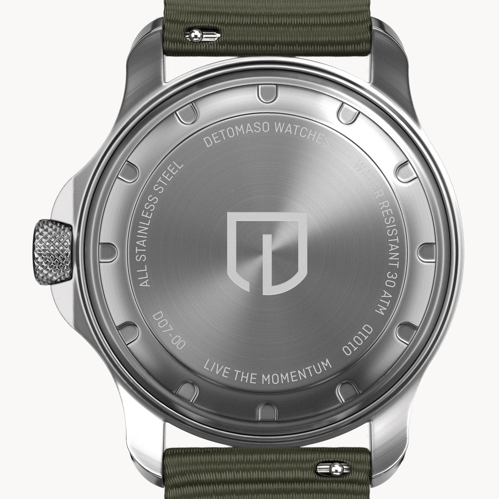 San Remo Diver – Silver Green