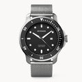 San Remo Diver – Silver Black