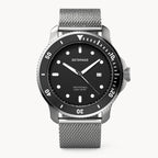 San Remo Diver – Silver Black