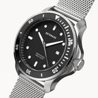 San Remo Diver – Silver Black