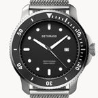 San Remo Diver – Silver Black