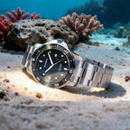 San Remo Diver – Silver Black