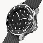 San Remo Diver – Silver Black