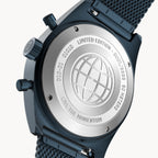 D10 CHRONOGRAPH LIMITED EDITION BLUE - Mesh Dark blue Brushed - Detomaso Watches
