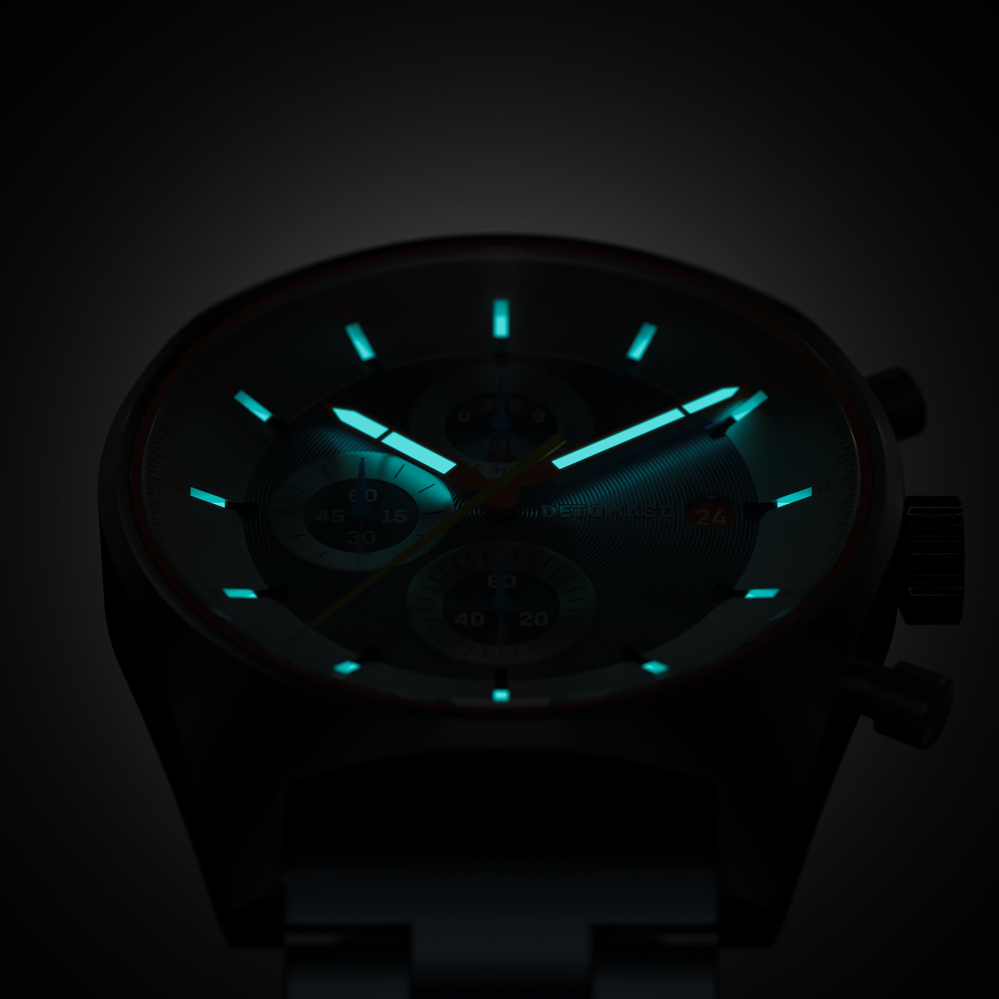 D10 CHRONOGRAPH LIMITED EDITION BLUE - Stainless steel Dark blue Brushed - Detomaso Watches