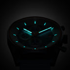 D10 CHRONOGRAPH LIMITED EDITION BLUE - Ocean Plastic Dark blue Woven - Detomaso Watches