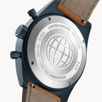 D10 CHRONOGRAPH LIMITED EDITION BLUE - Leather Brown Venere - Detomaso Watches
