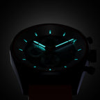 D10 CHRONOGRAPH LIMITED EDITION BLUE - Ocean Plastic Orange Woven - Detomaso Watches