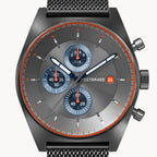 D10 CHRONOGRAPH LIMITED EDITION GRAY - Mesh Gray Brushed - Detomaso Watches