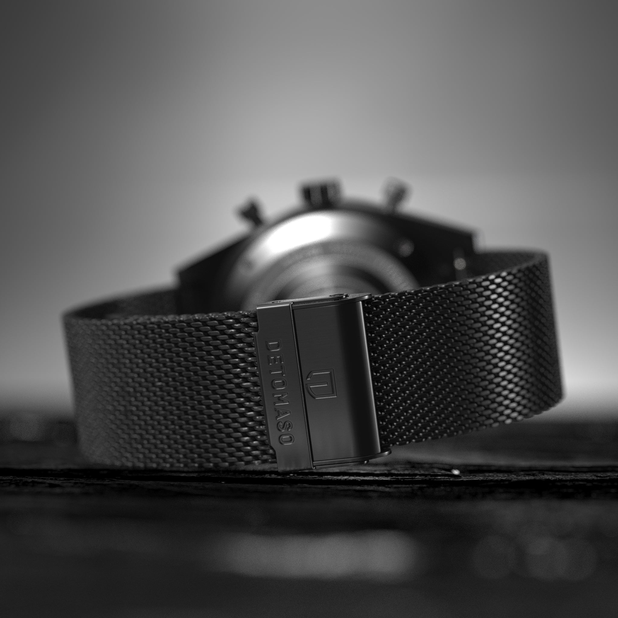 D10 CHRONOGRAPH LIMITED EDITION GRAY - Mesh Gray Brushed - Detomaso Watches