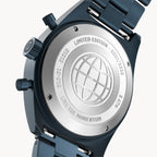D10 CHRONOGRAPH LIMITED EDITION BLUE YELLOW - Stainless steel Dark blue Brushed - Detomaso Watches
