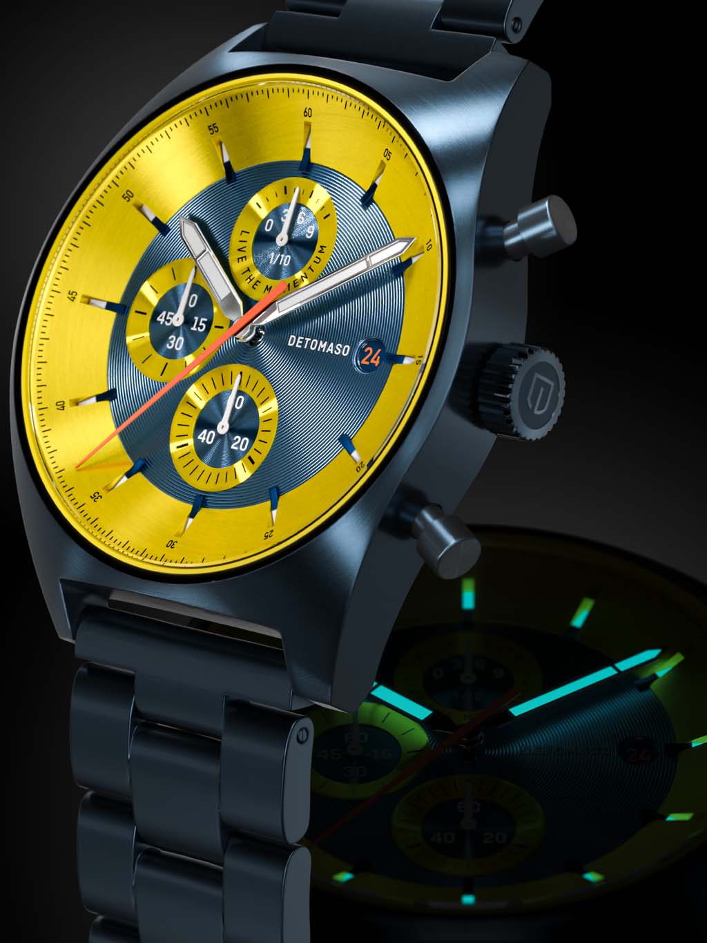 DeTomaso D10 Chronograph Limited Edition Blue Orologio da polso DeTomaso D10 Chronograph Limited Edition Blue Orologio da polso