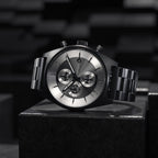 D10 CHRONOGRAPH MONOCROMO - Stainless Steel Gray Brushed - Detomaso Watches