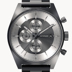 D10 CHRONOGRAPH MONOCROMO - Stainless Steel Gray Brushed - Detomaso Watches