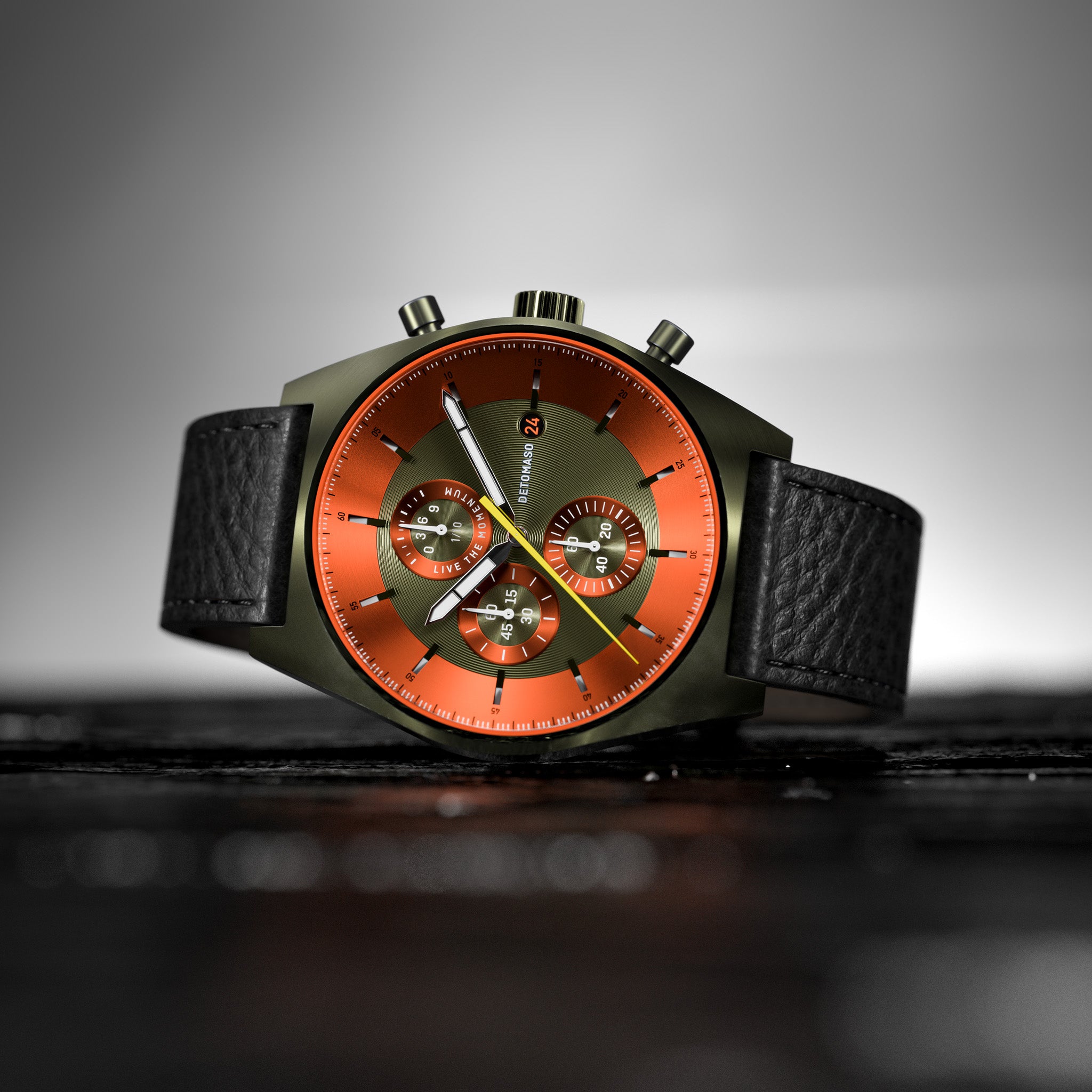 D10 Chronograph – Olive Orange