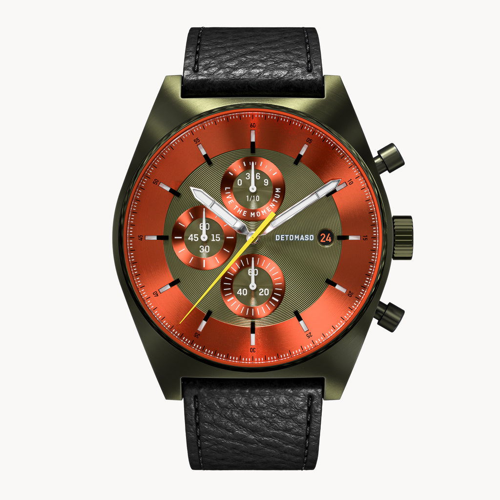 D10 Chronograph – Olive Orange