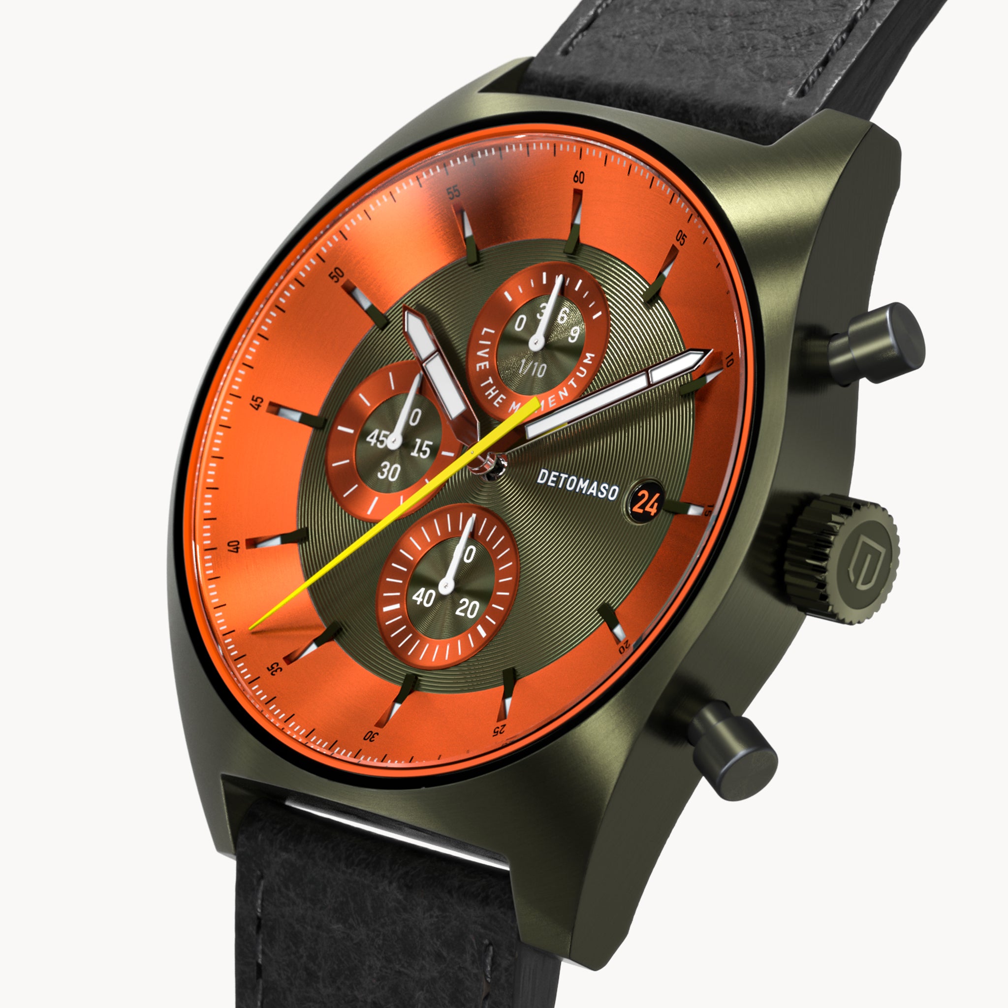 D10 Chronograph – Olive Orange