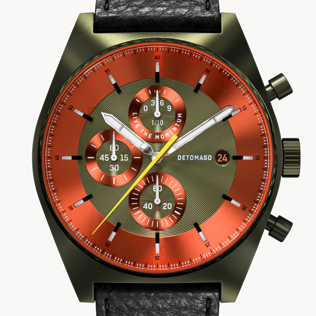 D10 Chronograph – Olive Orange