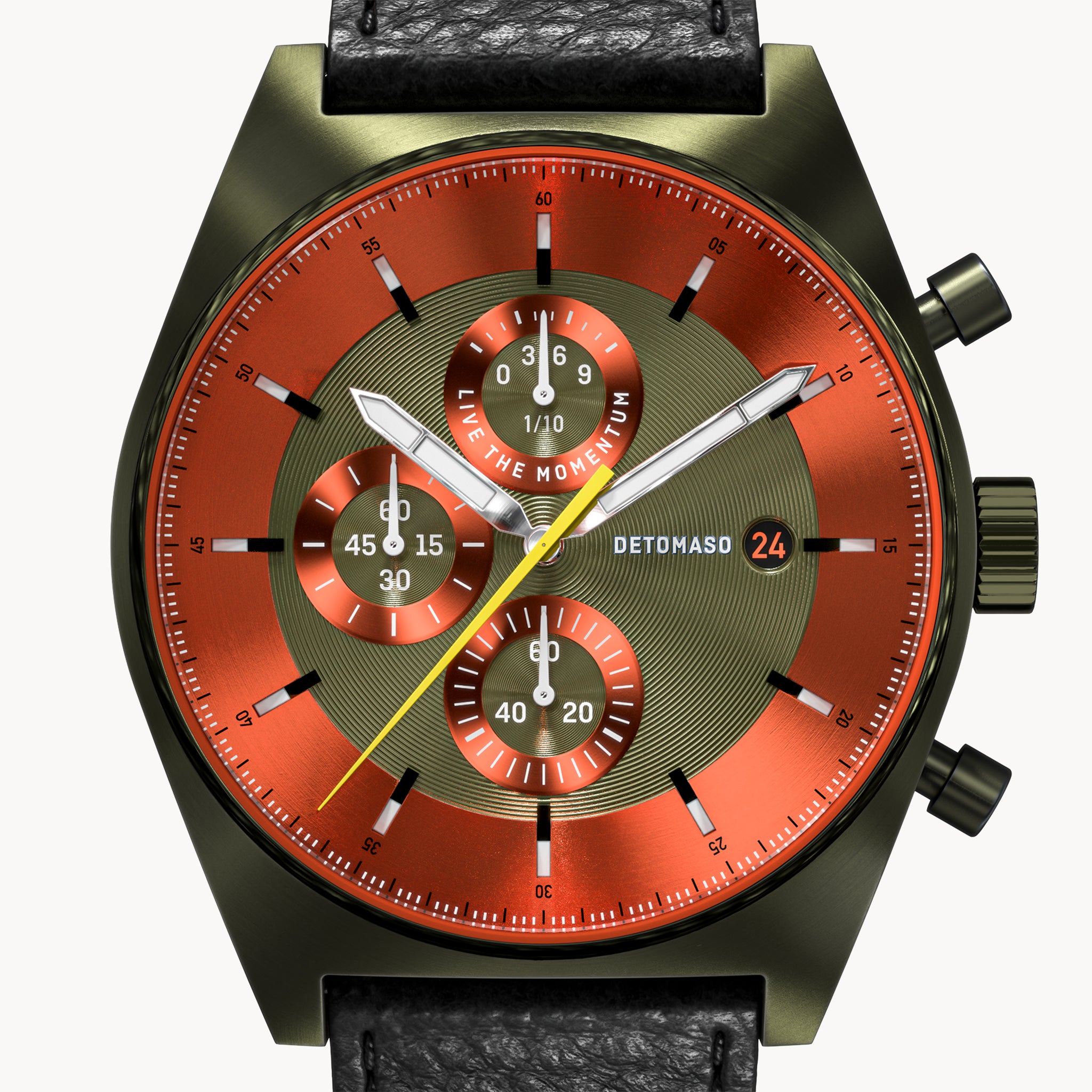 D10 Chronograph – Olive Orange