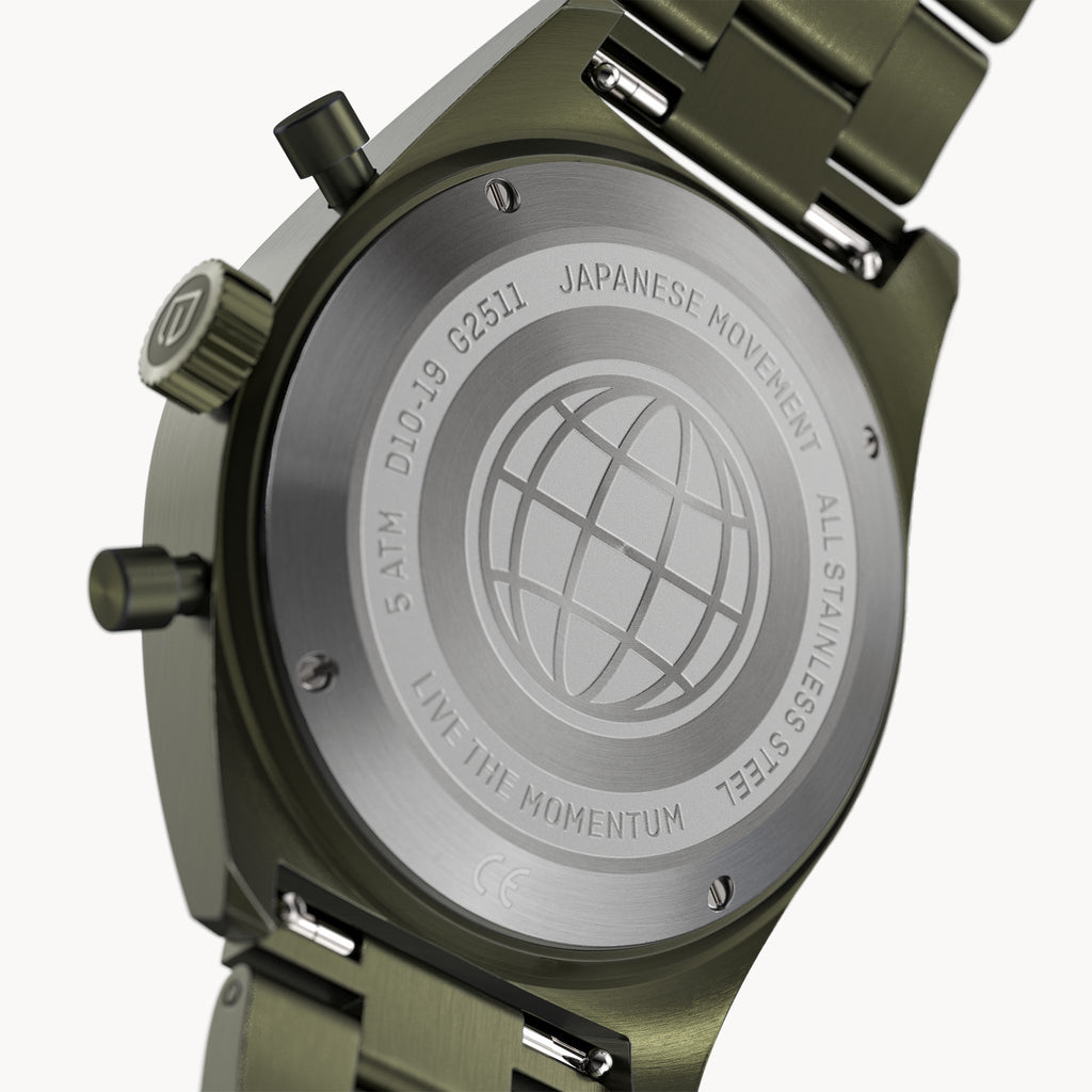 D10 Chronograph – Olive Orange