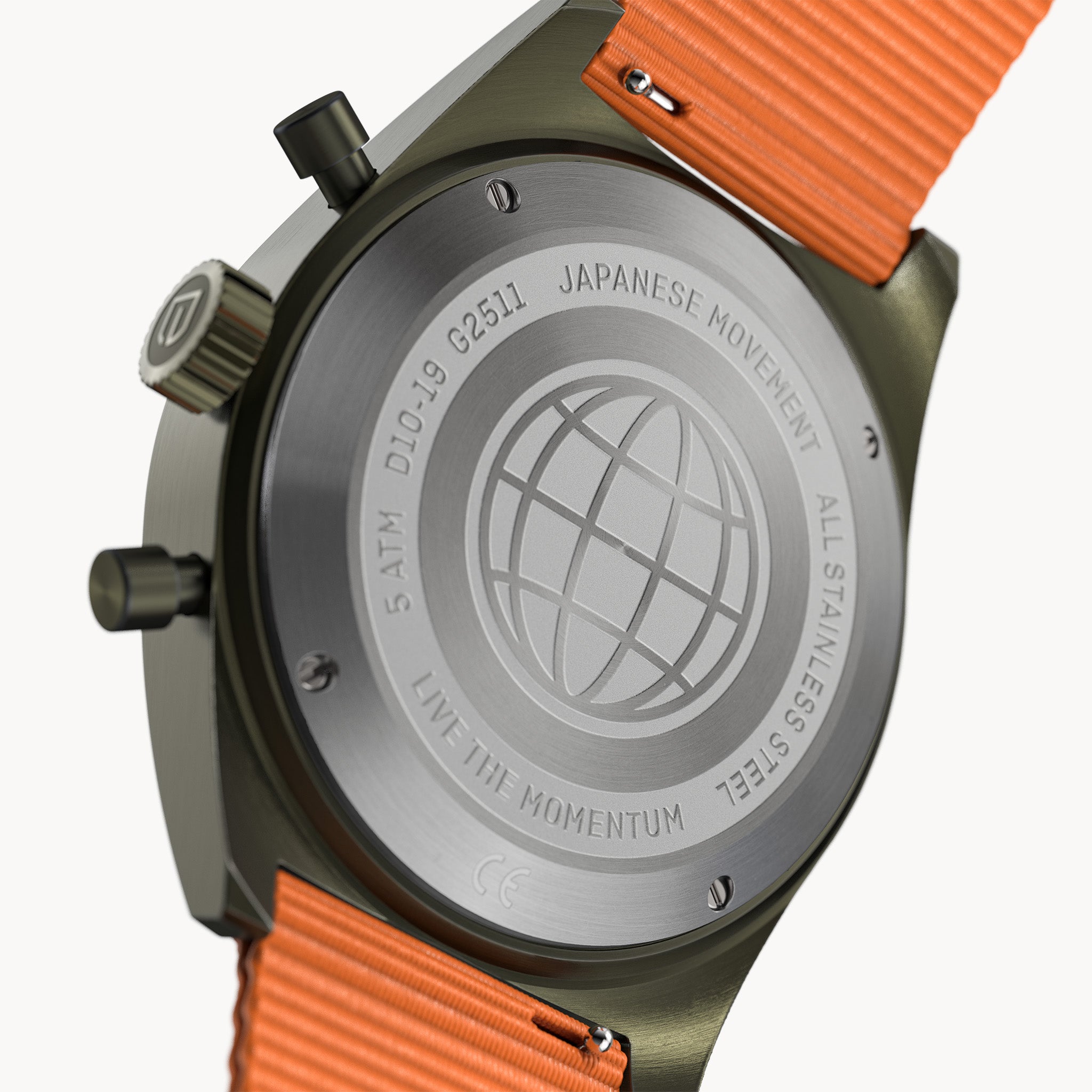 D10 Chronograph – Olive Orange