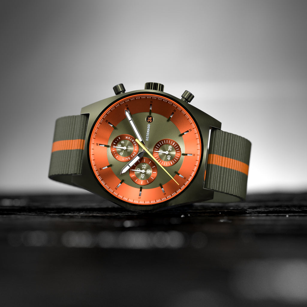 D10 Chronograph – Olive Orange