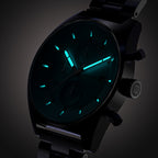 D10 CHRONO MINTY BLUE - Stainless steel Silver Brushed - Detomaso Watches