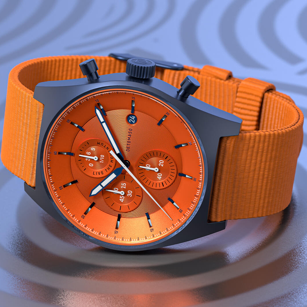 D10 Chronograph – Blue Bold Orange
