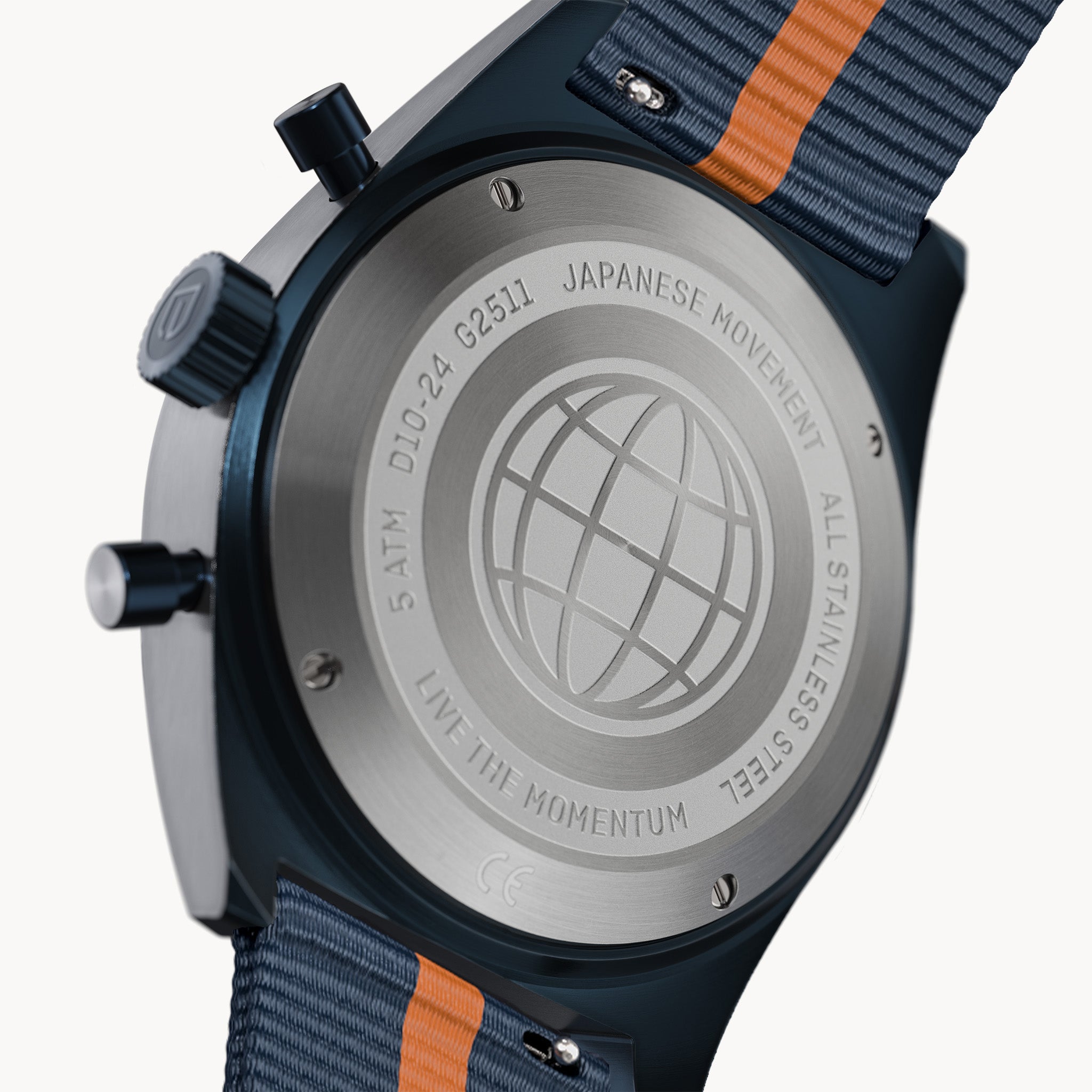 D10 Chronograph – Blue Bold Orange