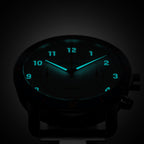 VENTURE CHRONOGRAPH LIMITED EDITION WHITE BLUE - Stainless steel Silver Brushed - Detomaso Watches
