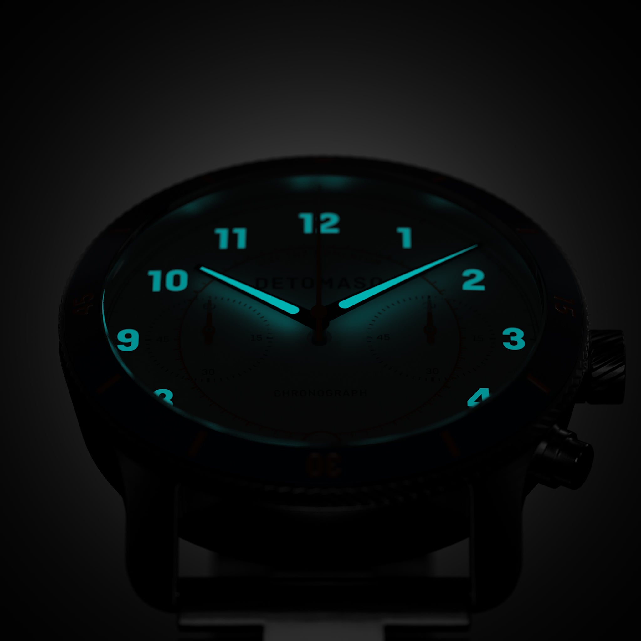 VENTURE CHRONOGRAPH LIMITED EDITION WHITE BLUE - Stainless steel Silver Brushed - Detomaso Watches