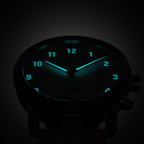 VENTURE CHRONOGRAPH LIMITED EDITION WHITE BLUE - Ocean Plastic Orange Woven - Detomaso Watches