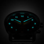 VENTURE CHRONOGRAPH LIMITED EDITION BLACK ORANGE - Mesh Silver Brushed - Detomaso Watches