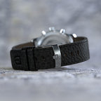 VENTURE CHRONOGRAPH LIMITED EDITION BLACK ORANGE - Leather Black Venere - Detomaso Watches