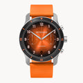 VENTURE CHRONOGRAPH LIMITED EDITION BLACK ORANGE - Ocean Plastic Orange Woven - Detomaso Watches