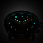 VENTURE CHRONOGRAPH LIMITED EDITION BLACK ORANGE - Ocean Plastic Orange Woven - Detomaso Watches