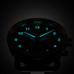 VENTURE CHRONOGRAPH LIMITED EDITION BLUE ORANGE - Stainless steel Silver Brushed - Detomaso Watches