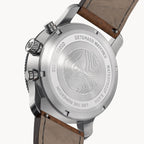 VENTURE CHRONOGRAPH TOPO GRAY - Leather Brown Classic - Detomaso Watches