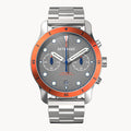 VENTURE CHRONOGRAPH TOPO GRAY - Stainless steel Silver Brushed - Detomaso Watches
