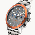 VENTURE CHRONOGRAPH TOPO GRAY - Stainless steel Silver Brushed - Detomaso Watches