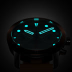 VENTURE CHRONOGRAPH TOPO GRAY - Ocean Plastic Orange Woven - Detomaso Watches