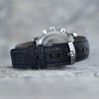 VENTURE CHRONOGRAPH BLUE ORANGE - Leather Dark blue Classic - Detomaso Watches