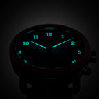 VENTURE CHRONOGRAPH BLUE ORANGE - Ocean Plastic Blue Orange Woven - Detomaso Watches