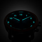 VENTURE CHRONOGRAPH BLUE ORANGE - Ocean Plastic Dark blue Woven - Detomaso Watches