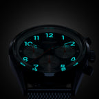 HERITAGE CHRONOGRAPH BLUE - Leather Blue Toscano - Detomaso Watches