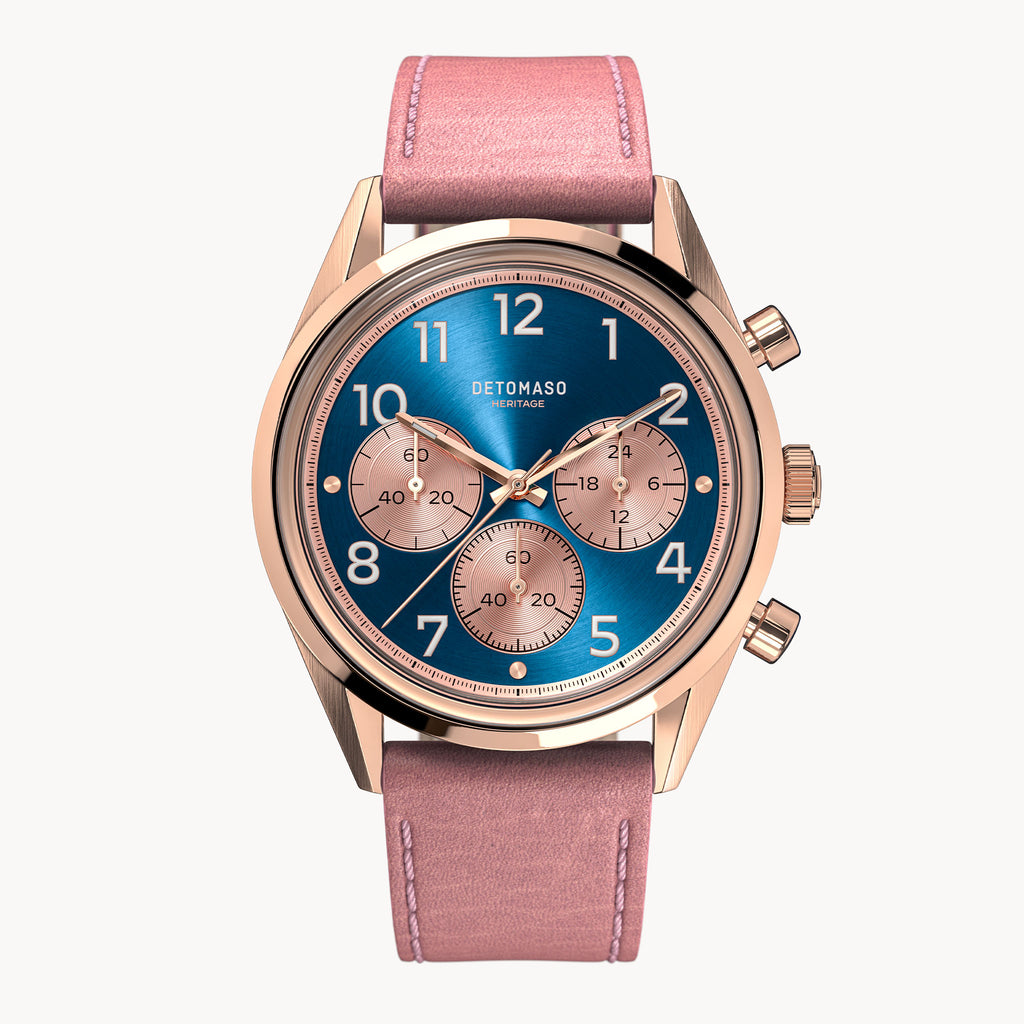 Heritage Chronograph – Rose Blue