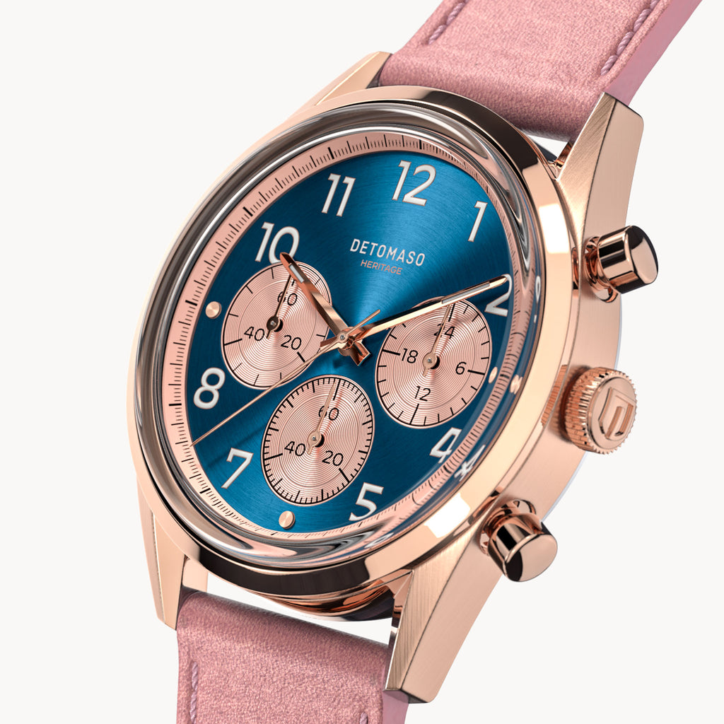Heritage Chronograph – Rose Blue