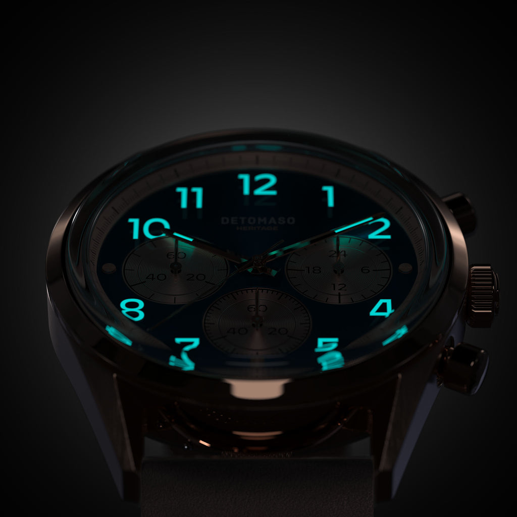 Heritage Chronograph – Rose Blue