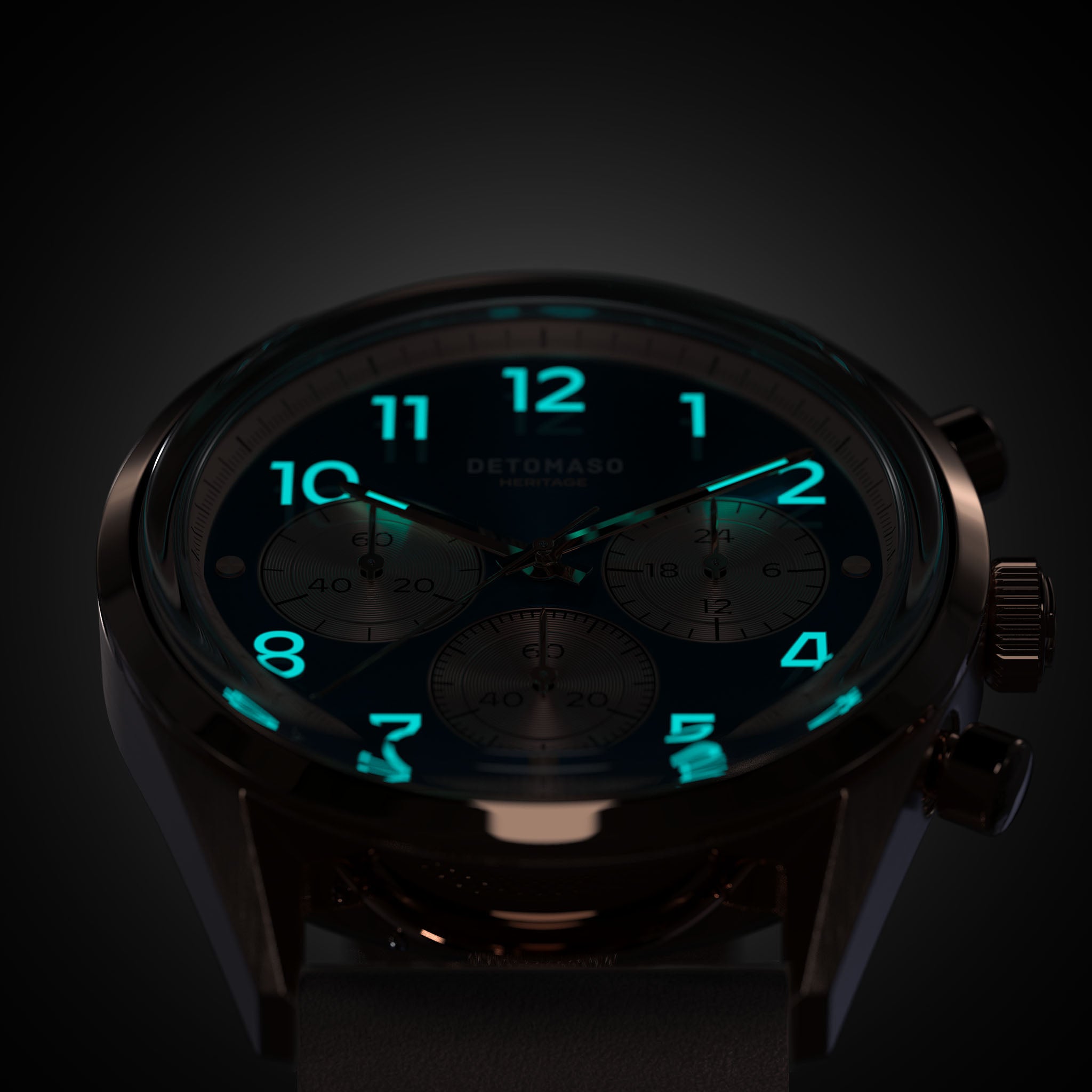 Heritage Chronograph – Rose Blue